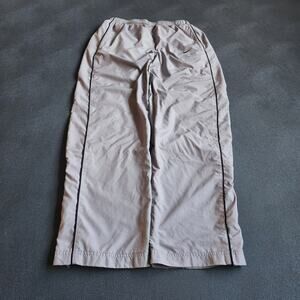 Y2K Nike Silvertab Grey Nylon Track Sweatpants Small